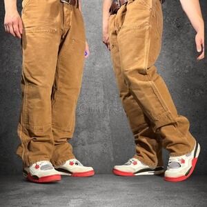 Vintage Carhartt brown double knee carpenter work pants‎ Size 16x32